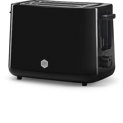 OBH Nordica Mainstream brødrister 2 skiver sort