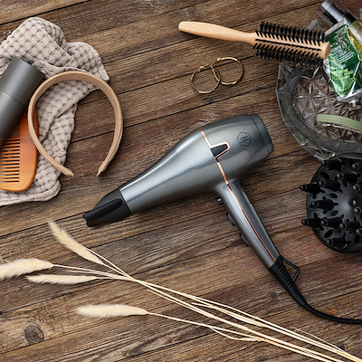 Obh Nordica Keratin Care hårtørrer grå