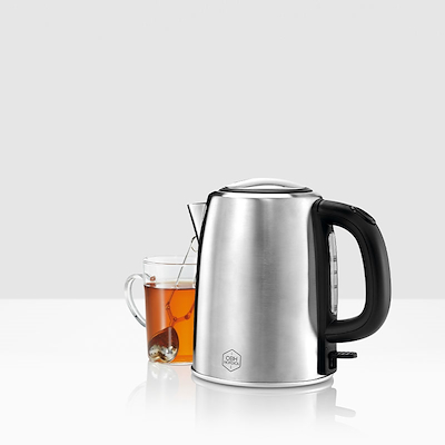 OBH Nordica elkedel inox silver 1,2 liter