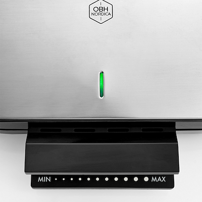 OBH Nordica Deluxe hjerteformet vaffeljern dobbelt