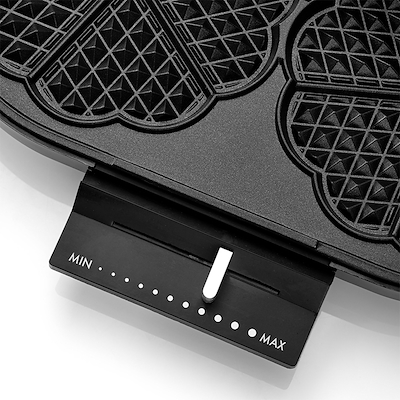 OBH Nordica Deluxe hjerteformet vaffeljern dobbelt