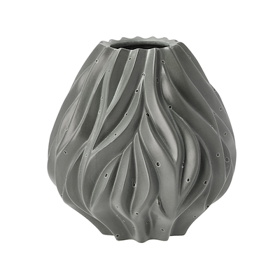 Morsø Flame vase grå 19 cm