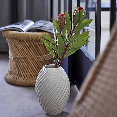 Morsø River vase hvid 26 cm