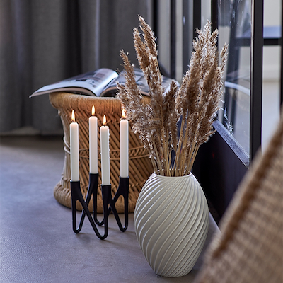 Morsø River vase hvid 26 cm