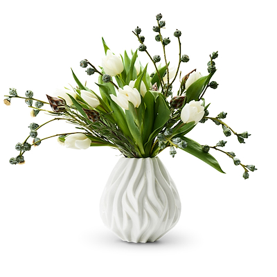 Morsø Flame vase hvid 15 cm