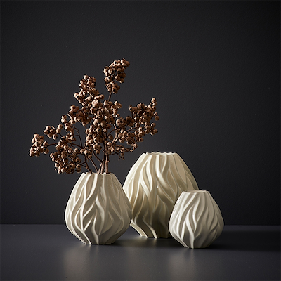 Morsø Flame vase hvid 23 cm