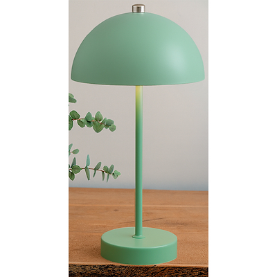 Bordlampe grøn opladeligt med touch H 35 cm