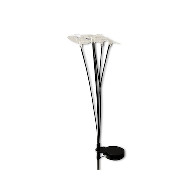 Enjoy solcelle stilk med 6 sommerfugle