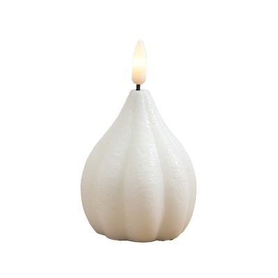 ENJOY LED løglys med timerfunktion Ø 6,5 x H 8 cm hvid