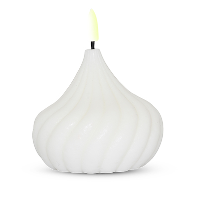 ENJOY LED lys snoet 10x10 cm med timerfunktion hvid