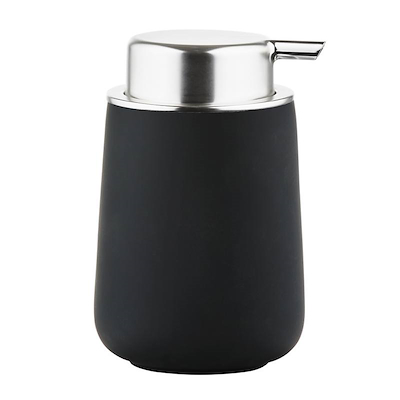 Zone Nova sæbedispenser sort/stål