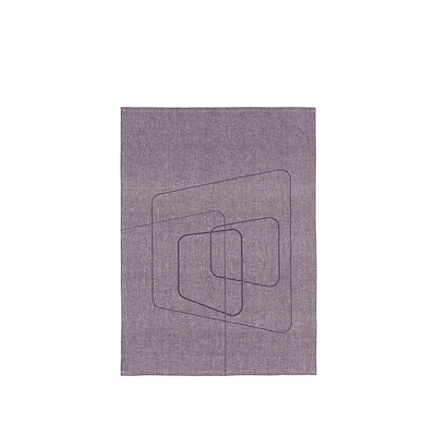 Zone Squares Viskestykke Purple Dryart 70 x 50 Cm