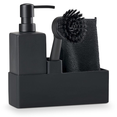 Zone opvaskesæt 4 dele sort