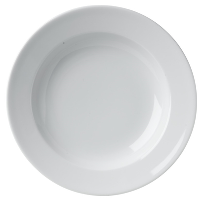 Eva Trio Legio dyb tallerken hvid 25 cm