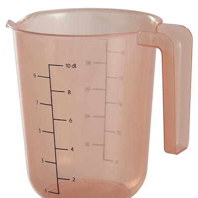 Målekande rosa 3 stk.