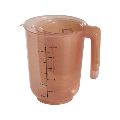 Målekande rosa 3 stk.