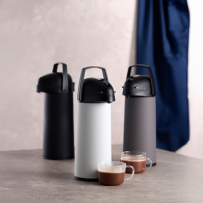 Termokande med pumpe 1,9 liter - assorterede farver