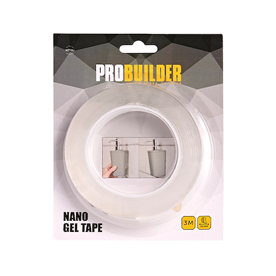 Probuilder nano gel tape gennemsigtig 3 m