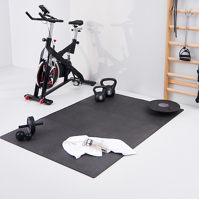 Probuilder universal skumgulv sort 6 stk 40x40 cm