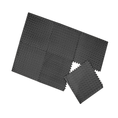 Probuilder universal skumgulv sort 6 stk 40x40 cm