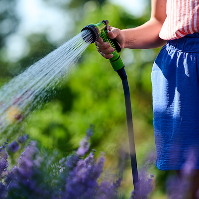 Grouw flexslange med brusepistol grøn 15 meter