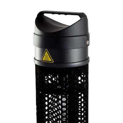 Outfit terrassevarmer infrarød sort 60 cm 800 W