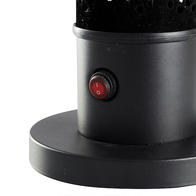 Outfit terrassevarmer infrarød sort 60 cm 800 W