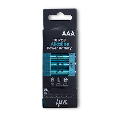 AAA-batterier 10 stk. 1,5 V