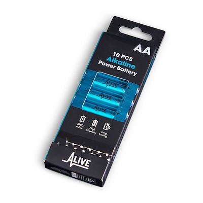 AA-batterier 10 stk. 1,5 V