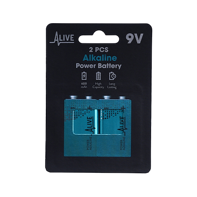 Batteri 9V 6LR61 2 pak