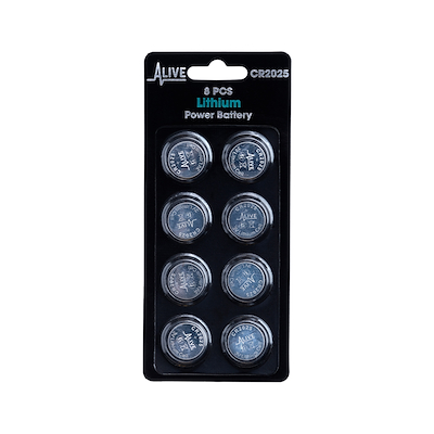 Batteri CR2025 lithium 3V 8pak