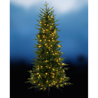 Kunstigt juletræ med 300 LED H180 cm