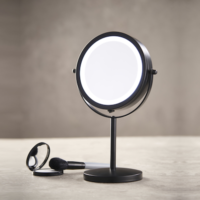 Makeup Spejl Med LED Lys 17.5 Cm