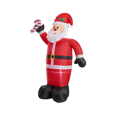 Julemand oppustelig figur multifarvet 2,4 m