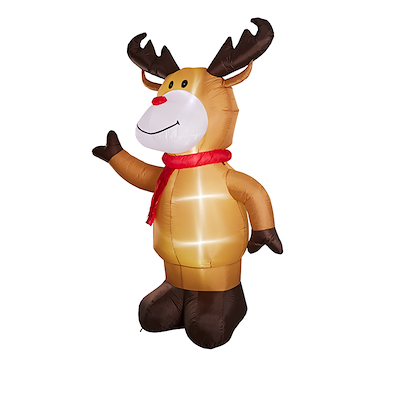 Oppusteligt rensdyr multifarvet