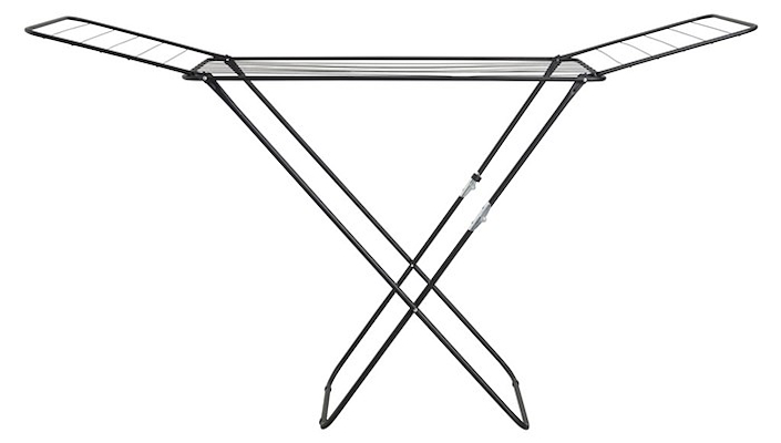 Tørrestativ stål sort