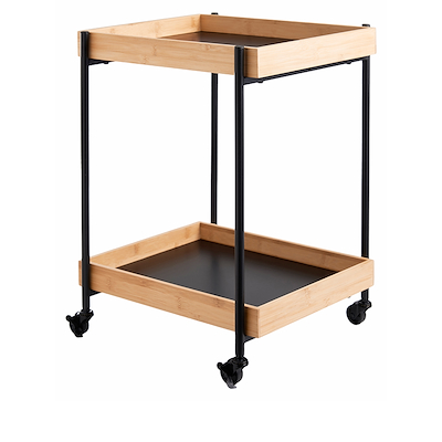 Rullebord med 2 bakker