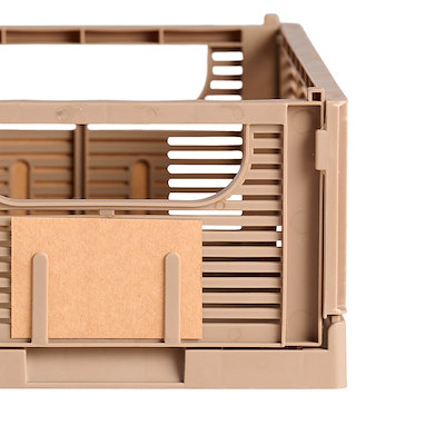 Opbevaringskasse recycled brun 33x24,5 cm 2 stk.