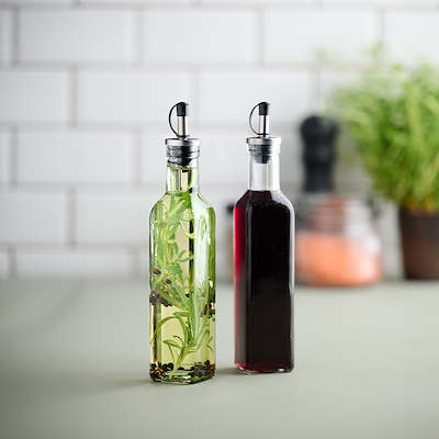 Olie- og eddikeflaske sæt 250 ml 25,5 cm