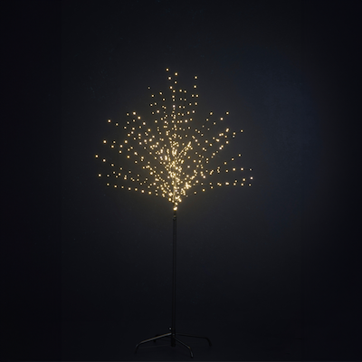 Lystræ med 250 LED lys og timerfunktion 120 cm 