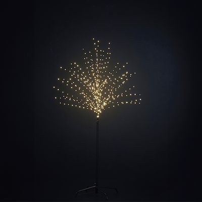 Lystræ 250 LED lys varm hvid 120 cm