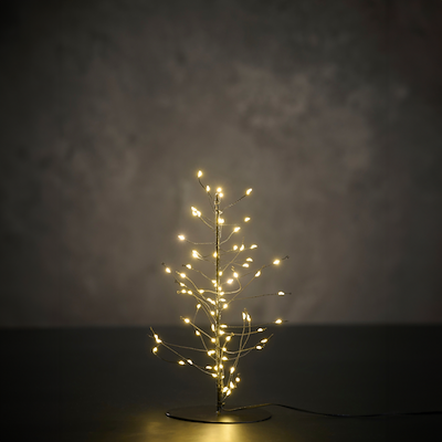 Lystræ med 80 LED lys og timerfunktion 25 cm