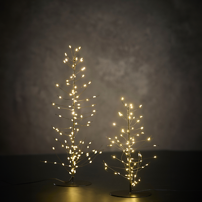 Lystræ med 120 LED lys og timerfunktion 40 cm