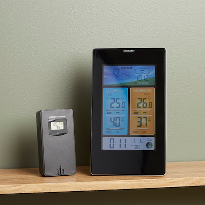 Vejrstation trådløs med adapter H18,4 cm