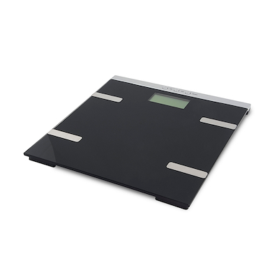 Badevægt med kropsanalyse sort