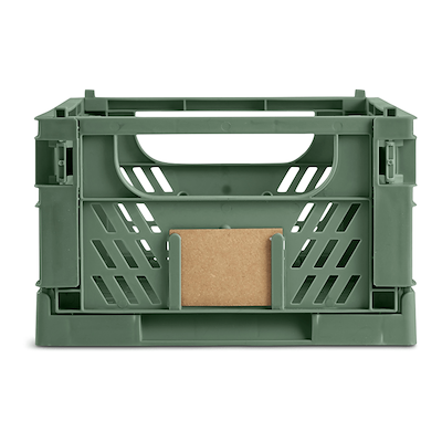 Foldbar kasse 33x24,5x15 cm grøn