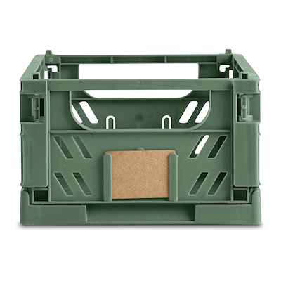 Foldbar kasse 25x16,5x10 cm grøn