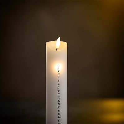 LED kalenderlys H28 cm