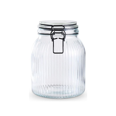 Opbevaringsglas med låg 1,4 liter