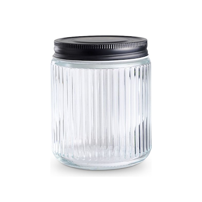Opbevaringsglas Nordic med låg klar 0,5 liter